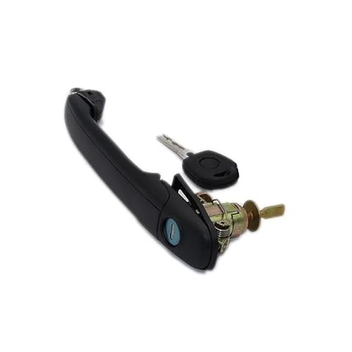 Dusibulv Türaußengriffe für Kraftfahrzeuge 6K0837205 6K0837206 VORNE LINKS RECHTS TÜRGRIFF MIT SCHLOSS BARREL Für FORD Für GALAXY 1995-2006 33 MM Außentürgriffe(A) von Dusibulv