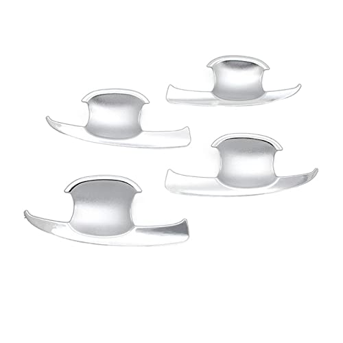 Dusibulv Türaußengriffe für Kraftfahrzeuge Chrom-Türgriff-Abdeckungsschale Für Hyundai Für Creta Ix25 2015 2016 2017 2018 2019 2020 Zierleistenverschluss Außentürgriffe(Bowl cover) von Dusibulv