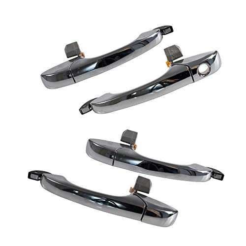 Dusibulv Türaußengriffe für Kraftfahrzeuge Für Chrysler 300c Vordertür Hintertür Außengriff Chrom 2005 2006 2007 2008 2009 2010 Außentürgriffe(1Set(4Pcs)) von Dusibulv