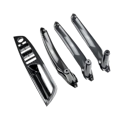 Dusibulv Türaußengriffe für Kraftfahrzeuge LHD Innentürgriff Innenverkleidung Pull Trim Cover Für E70 E71 X5 X6 Set Beige Schwarz Armlehne Auto Links Vorne Fahrersitz(11 Star Yellow) von Dusibulv