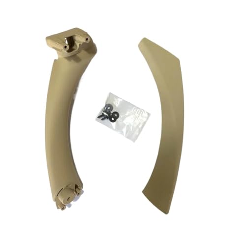 Dusibulv Türaußengriffe für Kraftfahrzeuge Links Rechts Für 3 Serie E90 E91 316 318 320 325 328 Auto Inner Griff Innen Tür Panel Pull Trim Abdeckung Außentürgriffe(Beige(on the right)) von Dusibulv
