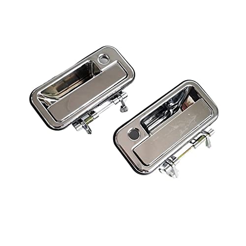 Dusibulv Türaußengriffe für Kraftfahrzeuge Verwendung Für Isuzu Für Pickup 1988 1989 1990 1991 1992 1993 1994 1995 Türaußengriff Vorne Hinten Metalltyp Chrom Außentürgriffe(1lot 4door) von Dusibulv