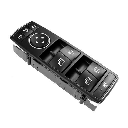 Fensterheber Elektrischer Fensterheberschalter Auto 2049058202 2049055302 2049055402 Für W204 W212 C E GLK-Klasse Schalter(11 Star Yellow) von Dusibulv