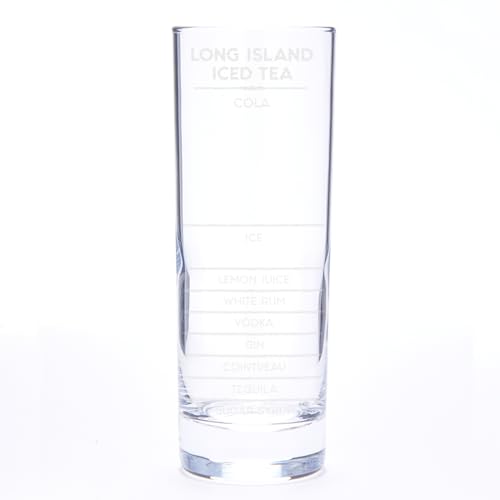 Dust and Things LongIsland Iced Tea Highball-Glas – Trinkgeschenke für Frauen Sie – Geschenk für Freundin – Alkoholgeschenke für Freunde – Cocktail-Messglas von Dust and Things