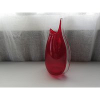 Art Vase Muranoglas-Erwin Eisch-German Vintage von DustRoad