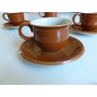 Höganäs Keramik - Schweden Kaffeetasse Mit Untertasse. 4Er Set Höganäs Keramik - Schweden Kaffeetasse Mit Untertasse. 4Er Set von DustRoad