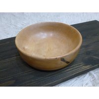 Vintage Holzschale Wohndekor | 20 cm Durchmesser von DustRoad