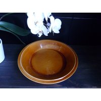 Vintage Keramik Schale Mit Brauner Glasur | 30 cm Vintage Keramik Schale Mit Brauner Glasur | 30 cm von DustRoad