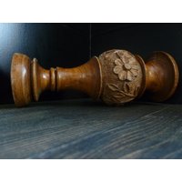 Kerzenhalter Aus Holz Handgeschnitzt von DustRoad