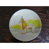 Vintage Seglora Skansen Kirche Wandteller von DustRoad