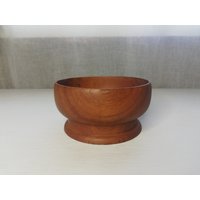 Sockel Schale Teak Holz Dänisch Vintage 1976Er Jahre Sockel Schale Teak Holz Dänisch Vintage 1976Er Jahre von DustRoad