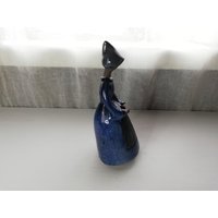 xxl Mid Century Keramik Vase - Designer Elsi Bourelius Made in Sweden Blumenmädchen von DustRoad