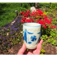Vintage Us Glass Custard Delaware Becher - 1899 Von Dustymillerantiques von DustyMillerAntiques