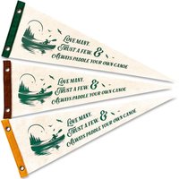 Liebe Viele, Traue Wenigen & Paddel Dir Deine Eigene Kanu-Wimpelkette Filz Reise Wimpelkette | Maritimer Vintage-stil Kabine Wand Dekor von DustyPennants