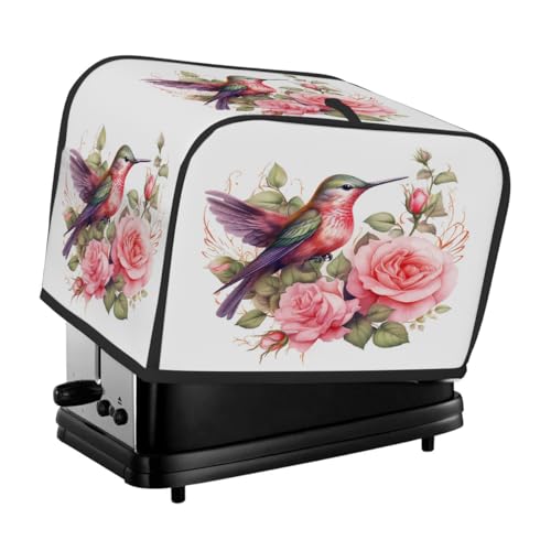 Flower Roses Leaf Kolibri Toaster Abdeckung 4 Scheiben für Küchengeräte Wasserdichte Oxford Stoff Geräteabdeckung mit Seitentasche & Griffschlaufe, staubdicht & verschleißfest Flower Roses Leaf Kolibri Toaster Abdeckung 4 Scheiben für Küchengeräte Wasserdichte Oxford Stoff Geräteabdeckung mit Seitentasche & Griffschlaufe, staubdicht & verschleißfest von Dusviba