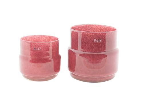 DutZ Pot MAARTJE | Rasberry | mundgeblasenes Glas | Vase, Windlicht, *bertopf | versch. Grössen (H 20 cm D 18 cm) von Dutz Collection
