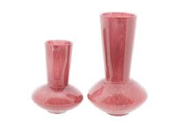 DutZ Vase Loflo | Rasperry | versch. Grössen |mundgeblasenes Glas (H 25 cm D 19 cm) von Dutz Collection