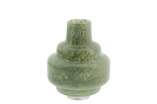 DutZ Vase Urtii S | Pistache | H14 cm D11 cm | stylische Vase aus mundgebladengm Glas von Dutz Collection