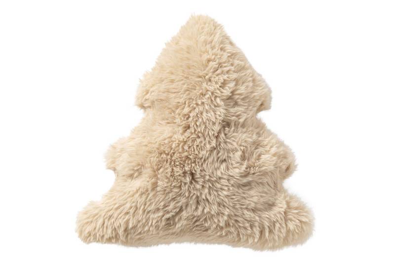 Dutch Decor Dekokissen Textino Tannenbaum Kissen 'Marry' 46 x 50 cm Bleached Sand - Beige von Dutch Decor