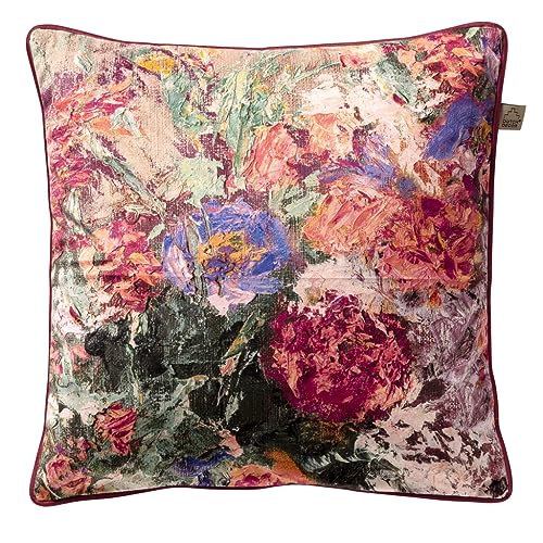 Dutch Decor Zierkissen Posy - Polyester - Rosa - 45 x 45 x 0 cm (BxHxT) von Dutch Decor