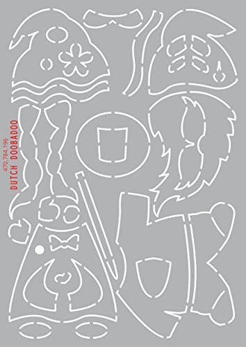 Dutch Doobadoo DDBD Card Art Built up Gardening Gnome A5 von Dutch Doobadoo