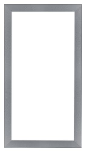 Dutch Frame Factory - Bilderrahmen 20x40 cm - Aluminium Gebürstet - Bilderrhamen aus MDF mit Antireflex Kunstglas - Fotorahmen 20x40 cm - Colonia Dutch Frame Factory - Bilderrahmen 20x40 cm - Aluminium Gebürstet - Bilderrhamen aus MDF mit Antireflex Kunstglas - Fotorahmen 20x40 cm - Colonia von Dutch Frame Factory