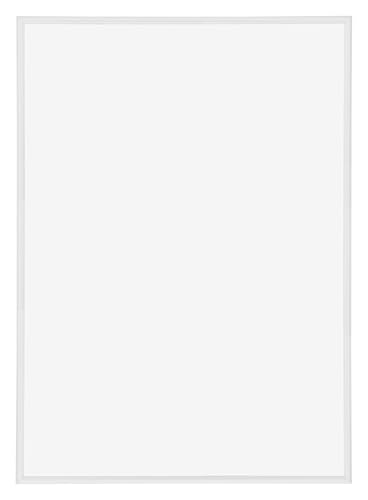 Dutch Frame Factory - Bilderrahmen 21x30 cm - Weiß Hochglanz - Bilderrhamen aus Kunststoff mit Antireflex Kunstglas - Fotorahmen 21x30 cm - Angers von Dutch Frame Factory