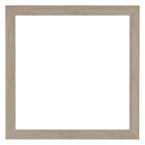 Dutch Frame Factory - Bilderrahmen 35x35 cm - Eiche Hell - Bilderrhamen aus MDF mit Antireflex Kunstglas - Fotorahmen 35x35 cm - Colonia von Dutch Frame Factory