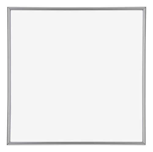 Dutch Frame Factory - Bilderrahmen 35x35 cm - Silber Hochglanz - Bilderrhamen aus Kunststoff mit Antireflex Kunstglas - Fotorahmen 35x35 cm - Angers von Dutch Frame Factory