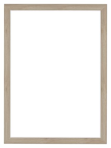 Dutch Frame Factory - Bilderrahmen 35x50 cm - Eiche Hell - Bilderrhamen aus MDF mit Antireflex Kunstglas - Fotorahmen 35x50 cm - Colonia von Dutch Frame Factory