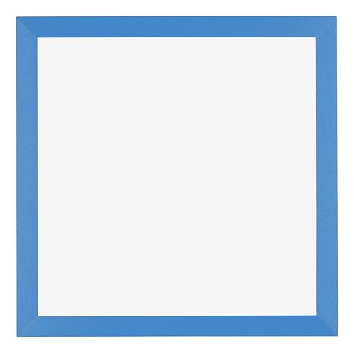 Dutch Frame Factory - Bilderrahmen 50x50 cm - Hellblau - Bilderrhamen aus MDF mit Antireflex Kunstglas - Fotorahmen 50x50 cm - Marseille von Dutch Frame Factory
