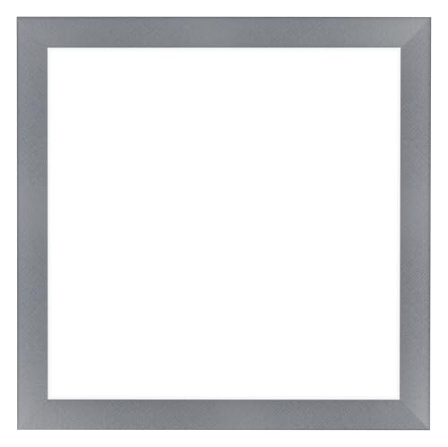 Dutch Frame Factory - Bilderrahmen 60x60 cm - Aluminium Gebürstet - Bilderrhamen aus MDF mit Antireflex Kunstglas - Fotorahmen 60x60 cm - Colonia Dutch Frame Factory - Bilderrahmen 60x60 cm - Aluminium Gebürstet - Bilderrhamen aus MDF mit Antireflex Kunstglas - Fotorahmen 60x60 cm - Colonia von Dutch Frame Factory