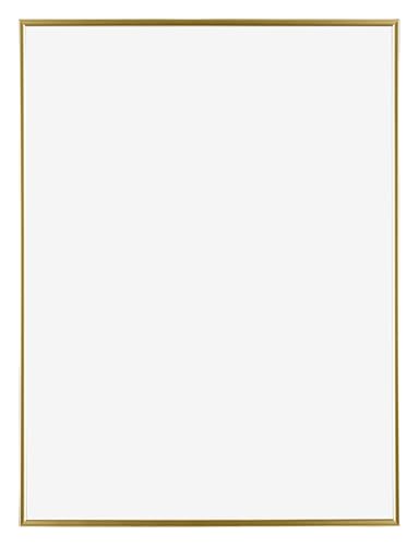 Dutch Frame Factory - Bilderrahmen 75x100 cm - Gold - Bilderrhamen aus Kunststoff mit Antireflex Kunstglas - Fotorahmen 75x100 cm - Easy Dutch Frame Factory - Bilderrahmen 75x100 cm - Gold - Bilderrhamen aus Kunststoff mit Antireflex Kunstglas - Fotorahmen 75x100 cm - Easy von Dutch Frame Factory