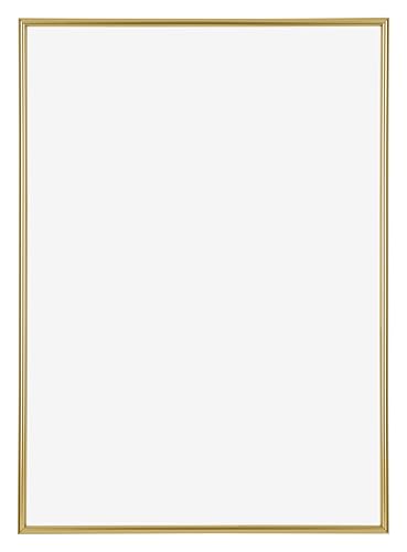 Dutch Frame Factory - Bilderrahmen DIN A4 21x29,7 cm - Gold - Bilderrhamen aus Kunststoff mit Antireflex Kunstglas - Fotorahmen DIN A4 21x29,7 cm - Angers Dutch Frame Factory - Bilderrahmen DIN A4 21x29,7 cm - Gold - Bilderrhamen aus Kunststoff mit Antireflex Kunstglas - Fotorahmen DIN A4 21x29,7 cm - Angers von Dutch Frame Factory