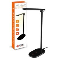 LED-Schreibtischlampe / Bürolampe mit kabellosem Smartphone-Ladegerät von Dutch Originals