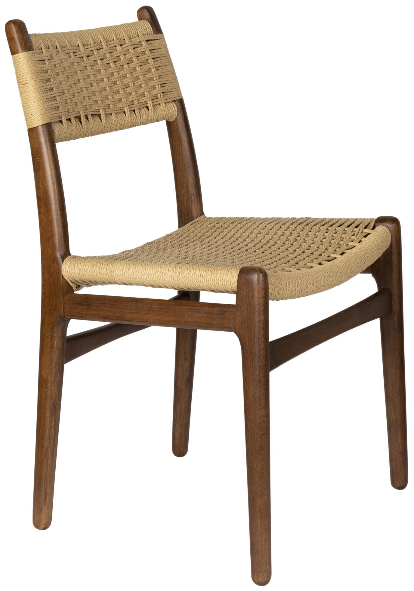 Dutchbone Stuhl Cecile Walnut: Holz & Geflecht im Retro-Look Dutchbone Stuhl Cecile Walnut: Holz & Geflecht im Retro-Look von DutchBone