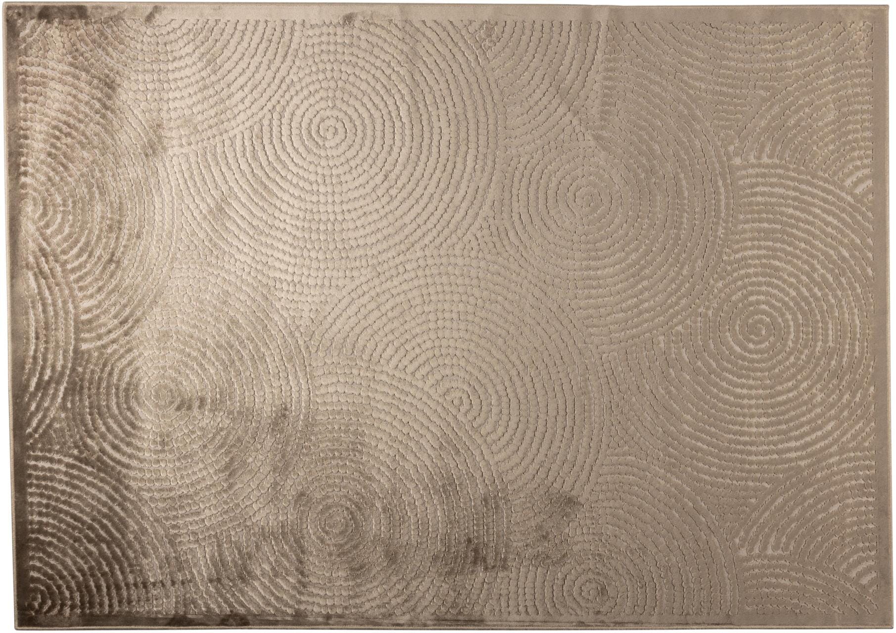 Teppich DOTS Caramel Brown 170 x 240 cm von Dutchbone von DutchBone