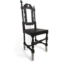 stuhl Mit Rollen Und Vogel stuhl Mit Rollen Und Vogel von DutchMonochromes