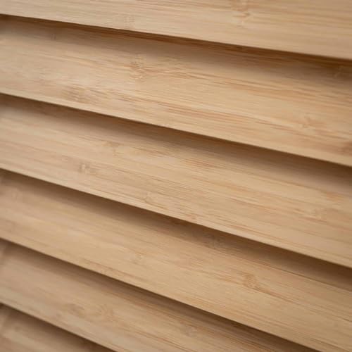 Bambus Jalousie 50mm - Natur - 40 cm x 175 cm - Fenster und Tür Jalousie - Bambus-Jalousie - Innenbereich Bohren von Dutchblinds