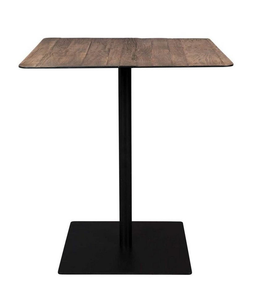 Dutchbone Bistrotisch Bistrotisch BRAZA SQUARE BROWN von DUTCHBONE Platte recycelte Eiche von Dutchbone