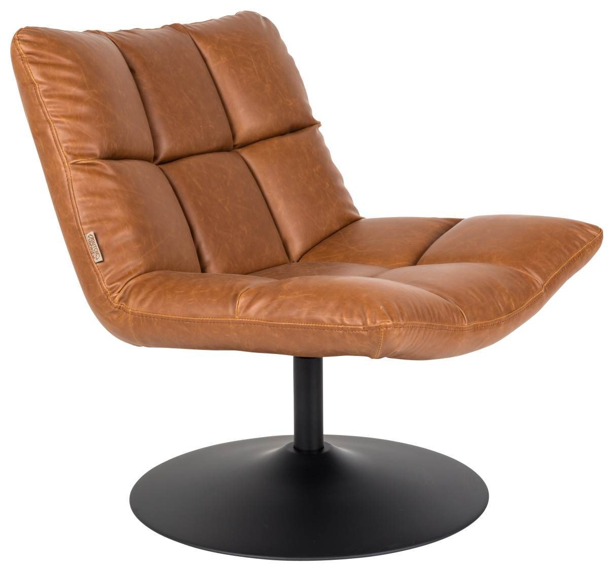 Dutchbone Loungesessel Lounge Sessel BAR VINTAGE BROWN Kunstleder von DutchBone von Dutchbone