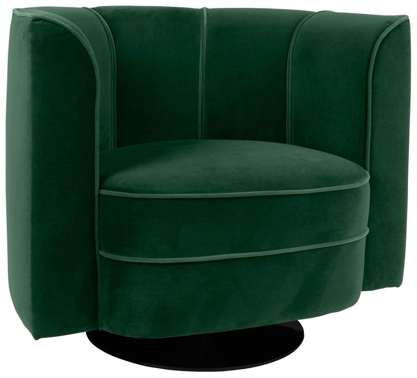 Dutchbone Loungesessel Lounge Sessel FLOWER GREEN von DutchBone von Dutchbone