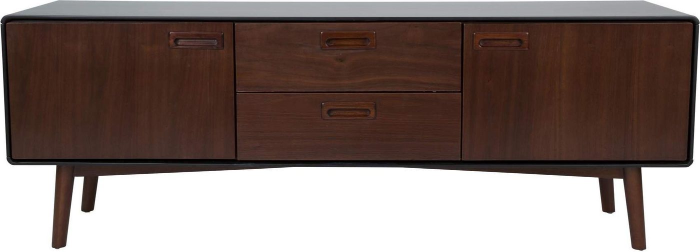 Dutchbone Sideboard Lowboard JUJU LOW Walnuss furniert von DUTCHBONE von Dutchbone