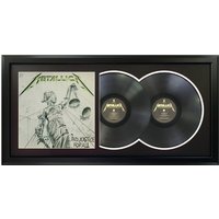 Metallica - ...und Gerechtigkeit Für Alle 17, 5 "x 34, 5" Gerahmtes Vinyl Schwarze Matte Und Schwarzer Rahmen von DutchessWallDecor