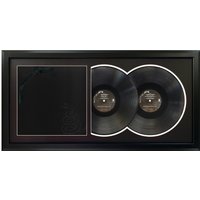 Metallica | The Black Album 45 X 90 cm Gerahmtes Vinyl Schwarze Matte Und Schwarzer Rahmen von DutchessWallDecor