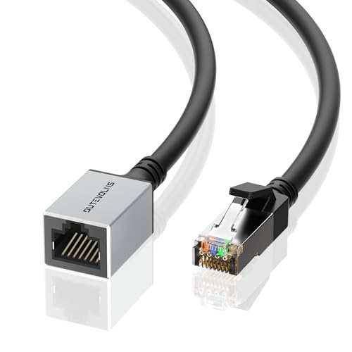 Dutevolns Cat 6 Ethernet Verlängerungskabel 1 M, Netzwerk Stecker und Buchse Kabel, RJ45 Verlängerungskabel, passend für Gigabit LAN Kabel von MC, PC, Router und Modem Dutevolns Cat 6 Ethernet Verlängerungskabel 1 M, Netzwerk Stecker und Buchse Kabel, RJ45 Verlängerungskabel, passend für Gigabit LAN Kabel von MC, PC, Router und Modem von Dutevolns