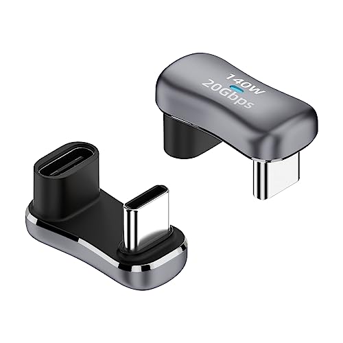 Duttek 180 Grad USB Typ C Adapter, 2 Stück, U-förmiger C Stecker auf C Buchse, Extender Anschluss, 20Gbps, Unterstützt 4K@60Hz Video für Steam Deck, Switch Duttek 180 Grad USB Typ C Adapter, 2 Stück, U-förmiger C Stecker auf C Buchse, Extender Anschluss, 20Gbps, Unterstützt 4K@60Hz Video für Steam Deck, Switch von Duttek