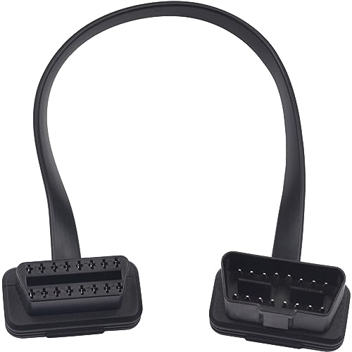 Duttek OBD2 Kabel 30cm - 16-Poliges OBDII Stecker auf Buchse Verlängerung DiagnoseKabel Kabel für OBD2-Scanner, Diagnosetools & alle OBD II-Geräte - Plug-and-Play mit Hitzebeständigkeit Duttek OBD2 Kabel 30cm - 16-Poliges OBDII Stecker auf Buchse Verlängerung DiagnoseKabel Kabel für OBD2-Scanner, Diagnosetools & alle OBD II-Geräte - Plug-and-Play mit Hitzebeständigkeit von Duttek