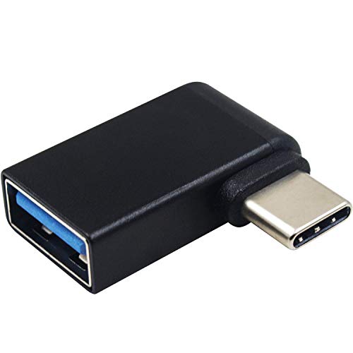 Duttek USB-C 90 Grad Adapter Schwarz - Typ C auf Typ A Buchse für Apple New MacBook 12 Inch/Chromebook Pixel und Weitere Geräte Duttek USB-C 90 Grad Adapter Schwarz - Typ C auf Typ A Buchse für Apple New MacBook 12 Inch/Chromebook Pixel und Weitere Geräte von Duttek