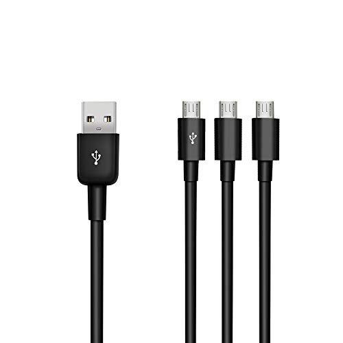 Duttek USB auf Micro USB Kabel, USB 2.0 auf Micro USB Splitter Kabel, 3 in 1 USB 2.0 A Stecker auf DREI Micro USB Stecker 1 bis 3 Ladekabel Adapter Kordel 25 cm Duttek USB auf Micro USB Kabel, USB 2.0 auf Micro USB Splitter Kabel, 3 in 1 USB 2.0 A Stecker auf DREI Micro USB Stecker 1 bis 3 Ladekabel Adapter Kordel 25 cm von Duttek